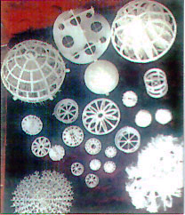 多孔球型悬浮填料